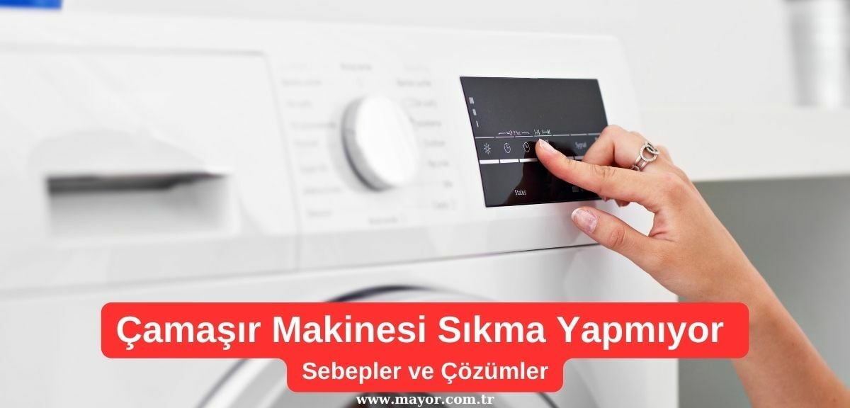 Maytag Çamaşır makinesi su boşaltıyor sıkma yapmıyor